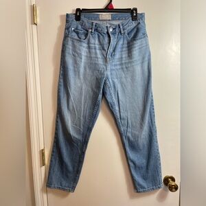 EVERLANE The Super-Soft Straight Leg Jean Light Blue Women’s Size 29 uGC